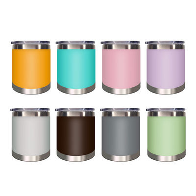 Stainless Steel Travel Tumbler With Powder Coated Handle And Lid Durable and Colorful
