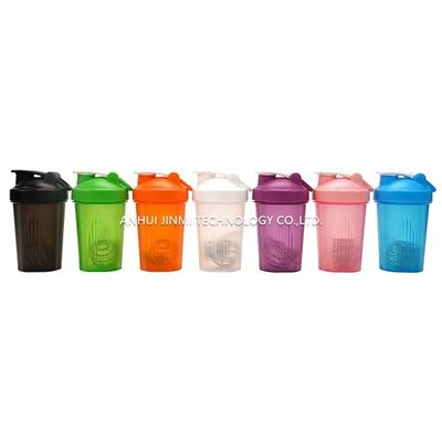 400ml/600ml Protein Fitness Gym Water Bottle with Stainless Ball and Customized Color
