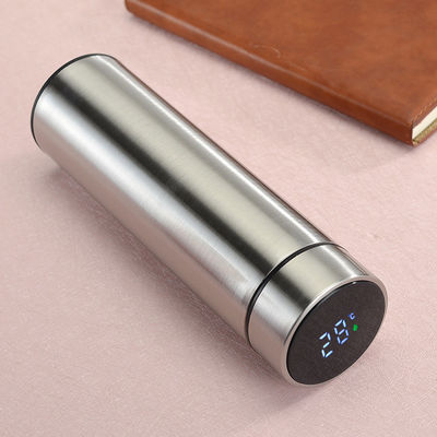 Not Inverted Classical Style 500ml Termo Vacuum Thermos Flask with LED Temperature Display