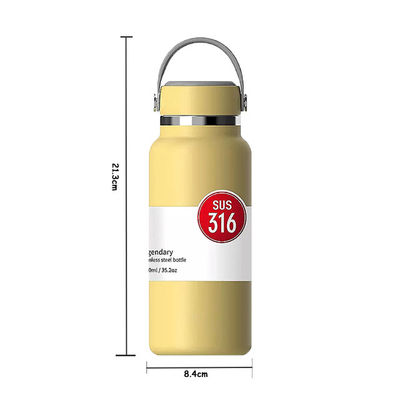 750 ml Custom Logo Double Wall Stainless Steel Insulated Water Bottle for Drinkware