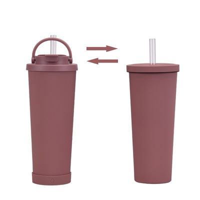 Stainless Steel Reusable Tea Coffee Travel Mug WITH LID Customized Logo Acceptable