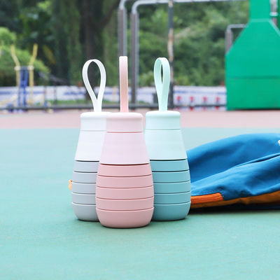 Highly Welcome OEM/ODM 500ml Silicone Bottles Custom Logo for Portable Water Cup