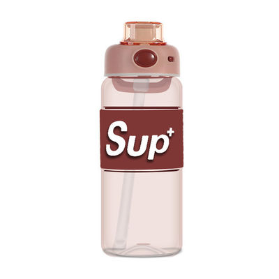 Unisex 178g and 194g Large Capacity Sports Gym Tritan Water Bottle With Straw Infuser
