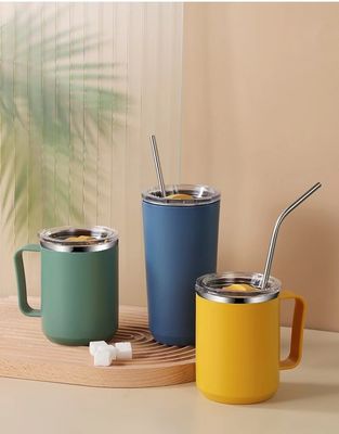Accessories With All 304 Stainless Steel Double Layer Mugs For Students And Workers