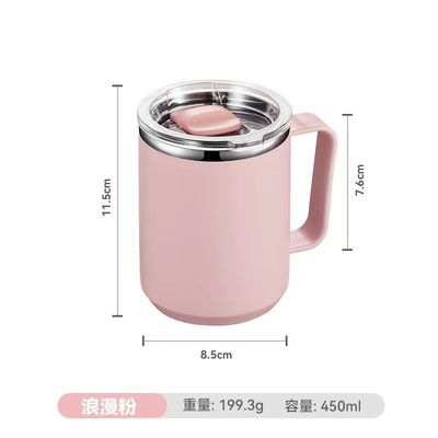 Accessories With All 304 Stainless Steel Double Layer Mugs For Students And Workers