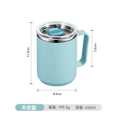 Accessories With All 304 Stainless Steel Double Layer Mugs For Students And Workers