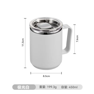 Accessories With All 304 Stainless Steel Double Layer Mugs For Students And Workers