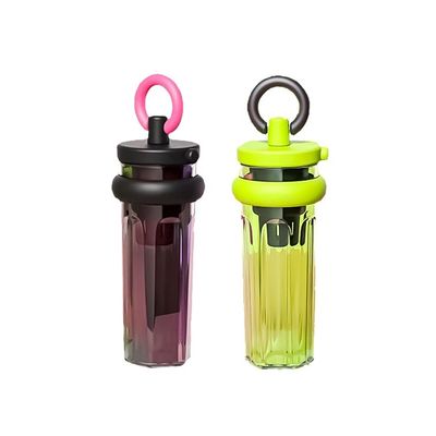 Travel Cup with Straw 700ml Large Capacity Thermal Insulation Portable Transparent Bottle