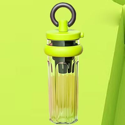 Travel Cup with Straw 700ml Large Capacity Thermal Insulation Portable Transparent Bottle