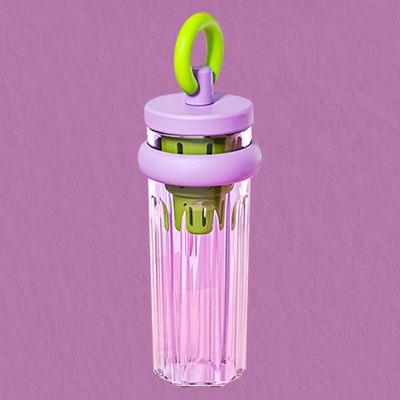 Travel Cup with Straw 700ml Large Capacity Thermal Insulation Portable Transparent Bottle