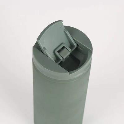 PORTABLE 400ml Double Wall Stainless Steel Insulated Coffee Cup with Lid Sport Style Spill Proof Mug Tumbler Pink