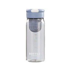 Stocked and OEM Accepted Custom Logo 650ml PP Plastic Water Bottle with Tea Separator