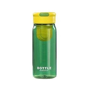 650ml Plastic Tumbler Water Bottle With Tea Infuser Handle Cup for Student With Scale