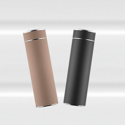 Plain Business Stainless Steel Insulated Water Bottle with Unique Temperature Display