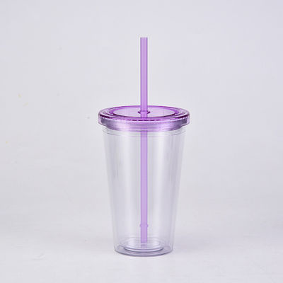 Boiling Water Applicable Custom Outdoor Travel Plastic Water Bottle with Straw