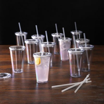 Boiling Water Applicable Custom Outdoor Travel Plastic Water Bottle with Straw