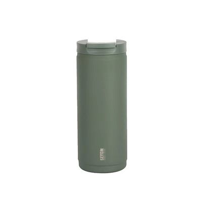 White 400ml Custom Logo Double Wall Stainless Steel Coffee Water Bottle Vacuum Flasks Thermos