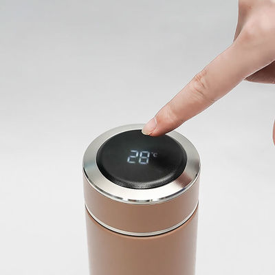Stainless Steel Digital Smart Water Bottle with Custom Logo LED Temperature Display
