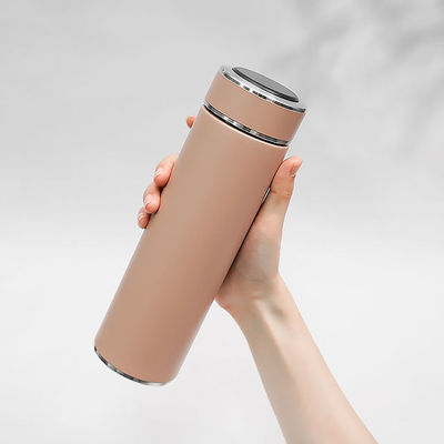 Stainless Steel Digital Smart Water Bottle with Custom Logo LED Temperature Display
