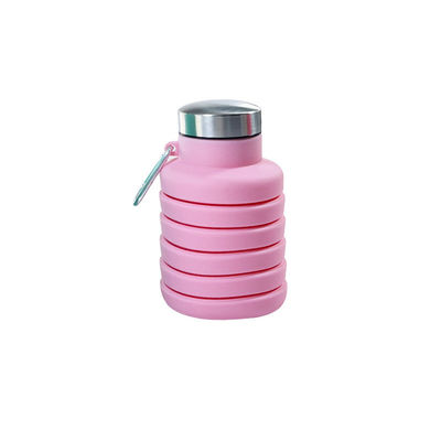 500ml Foldable Silicone Water Bottle for Travel Gym Sports BPA Free Safe Student Cup