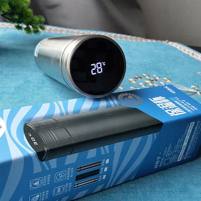 Direct Drinking Eco-Friendly Smart Vacuum Flask with Custom Logo Display 450ml Capacity