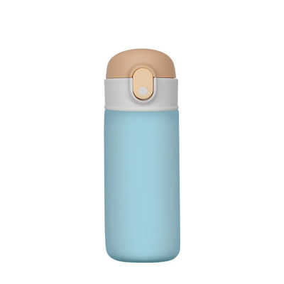 16oz Children Sport Flask Insulated Vacuum Flask Thermos with Food Grade PP/Silicon