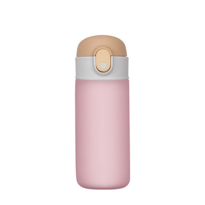 16oz Stainless Steel Water Bottle With Straw Leakproof and Insulated for Active Kids