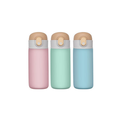 16oz Stainless Steel Water Bottle With Straw Leakproof and Insulated for Active Kids