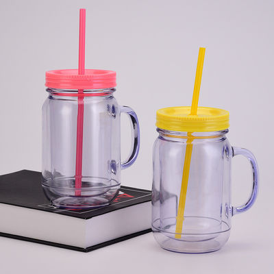 Supermarket Applicable Unisex Clear Drink Cups with Lids and Sealable Straw