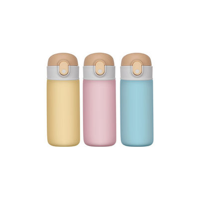 16oz Children Leakproof Flask with Straw Popular Sports Stainless Steel Water Bottle