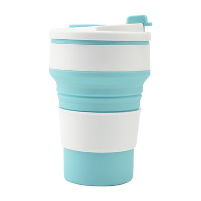 350ml/500ml Custom Printing Silicone Folding Cup for Reusable Portable Water Bottle