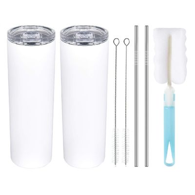 12oz 20oz 30oz Student Water Bottle Straight Cup With Lid And Straw Custom Colors