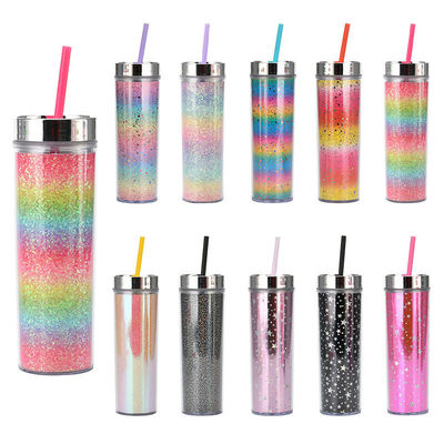 Supermarket Empty Plastic Bottle with Plastic Cap Straw Type Water Flowing Method