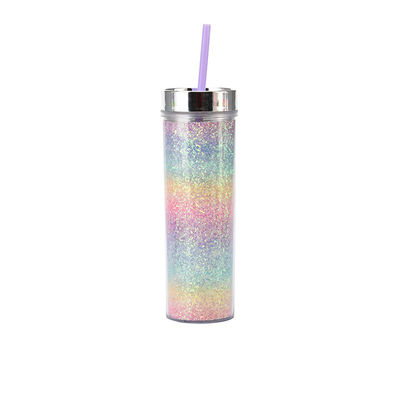 Flexible Straw Lid Plastic Water Bottle for Back to School Occasion at Sales