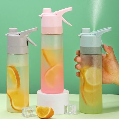 Design Custom Logo 650ml Plastic Spray Bottles for Sports Outdoor Creative Bottle