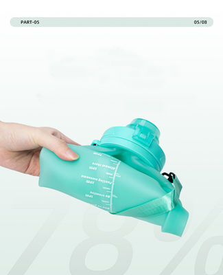 Foldable Bpa Free Silicone Outdoor Water Bottle Prime Organic Customized for Giveaways