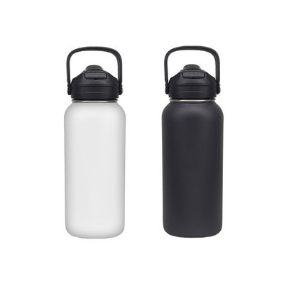 32OZ/40OZ/50OZ Blue Classical Custom Logo Handle Portable Sports Vacuum Stainless Steel Bottle Cup