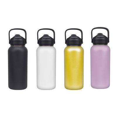 32OZ/40OZ/50OZ Blue Classical Custom Logo Handle Portable Sports Vacuum Stainless Steel Bottle Cup