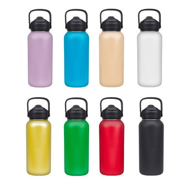 32OZ/40OZ/50OZ Blue Classical Custom Logo Handle Portable Sports Vacuum Stainless Steel Bottle Cup