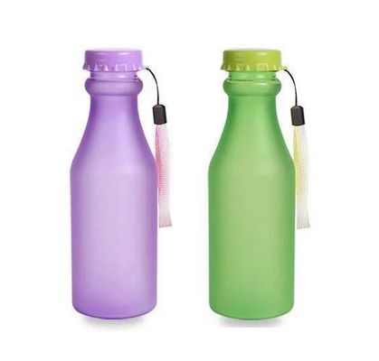 Leak-proof Custom Logo Portable Transparent Bottle for Travel and Outdoor Activities