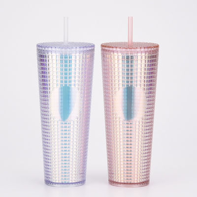 Straw Type Water Flowing Method Custom Coffee Tumbler with Customized Logo Acceptable