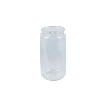 Glass Drinking Bottle 16oz Colorful Fashionable Portable Shape for Free Fruit Water