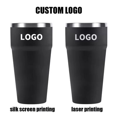 Customized Logo Acceptable American Style Stainless Steel Tumbler Cup 16oz for Wine Mug