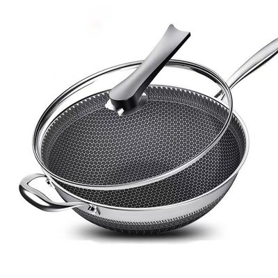 Various Models Customized Nonstick Inner Coating WOKS for Fast Heating Kitchenware