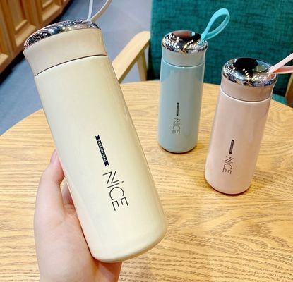 Stocked High Temperature Resistance Vacuum Double Walled Glass Tea Cup with Custom Logo