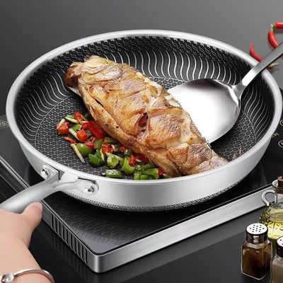 General Purpose Stainless Steel Woks Customizable and No-Stick for Your Cooking Needs