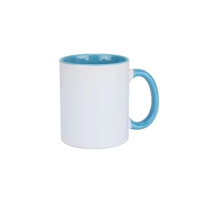 11oz Ceramic Color Coffee Mug with Handgrip Sublimation Blanks in Modern Design