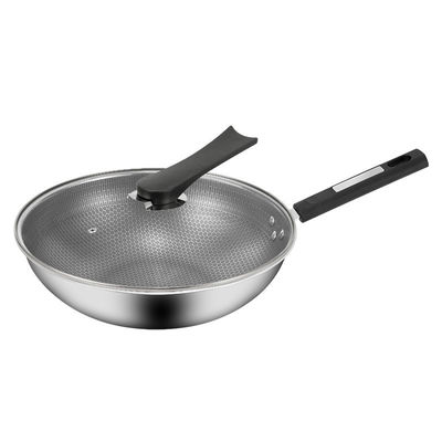 Honeycomb Wok Non-stick Cookware for General on Gas and Induction Cooker 32/34 Cm Diameter