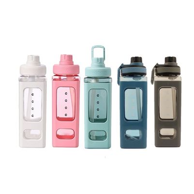 Large Capacity 700ml BPA Free Sports Water Bottle for Gym Motivation and Hydration