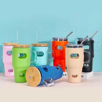 Style 40oz Tumbler With Handle Custom Logo And Direct Drinking Water Flowing Method